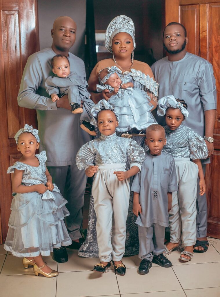 Nigerian Couple Who Waited 17 Years Welcome Their Third Set Of Twins In Four Years