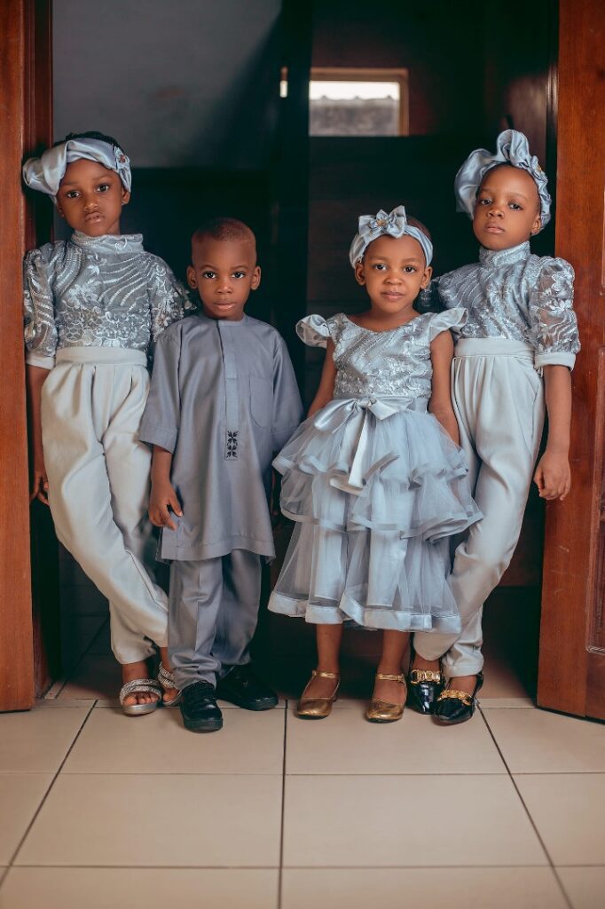 Nigerian Couple Who Waited 17 Years Welcome Their Third Set Of Twins In Four Years (PHOTOS)