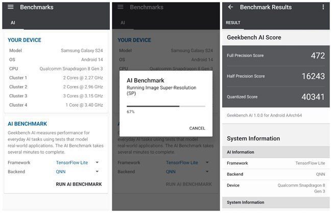 Geekbench AI 