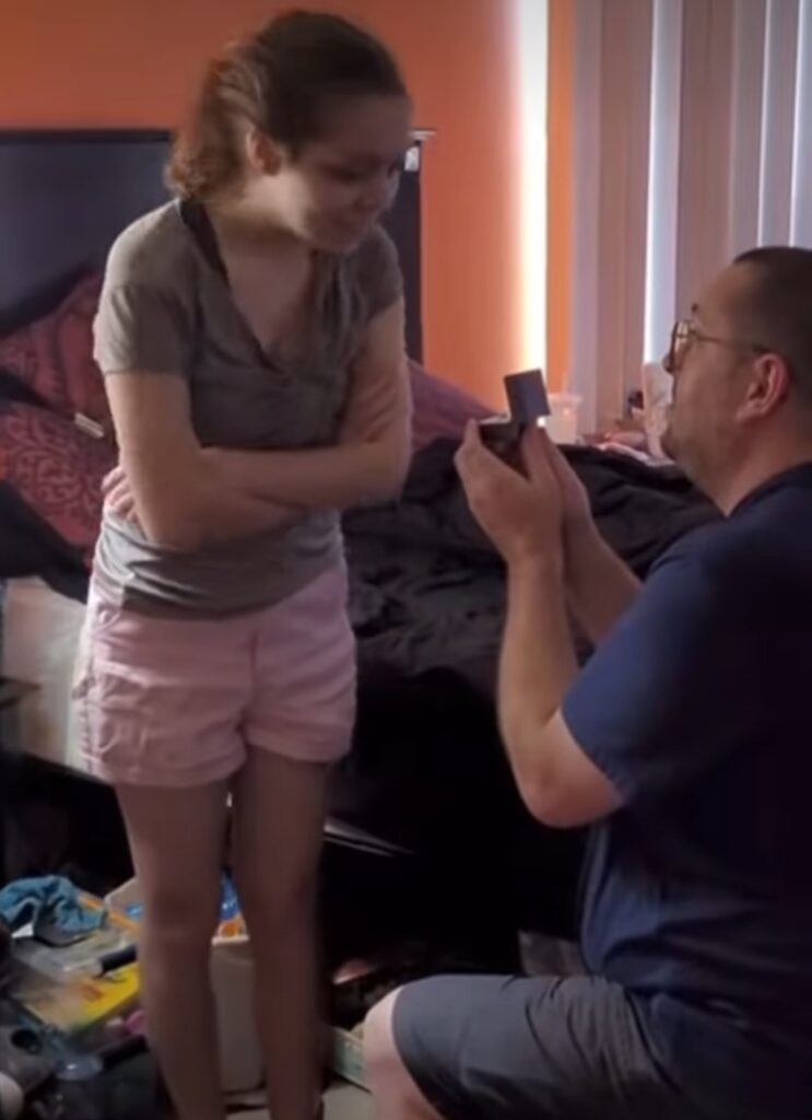 Dad Proposes To His 20-Year-Old Daughter With A Purity Ring While On His Knees