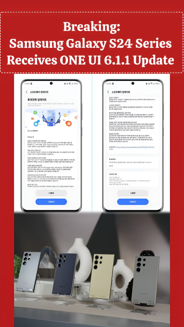 Breaking- Samsung Galaxy S24 Series Receives One UI 6.1.1 Update