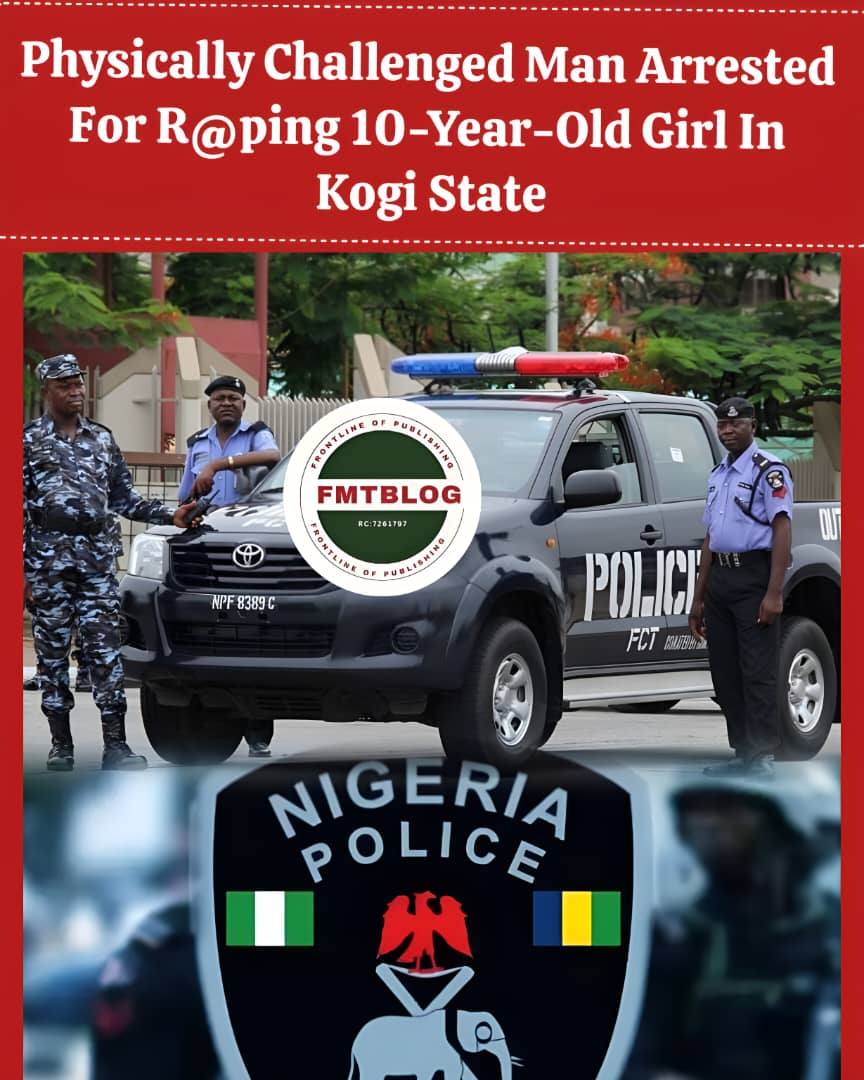 Physically Challenged Man Arrested For R@ping 10-Year-Old Girl In Kogi