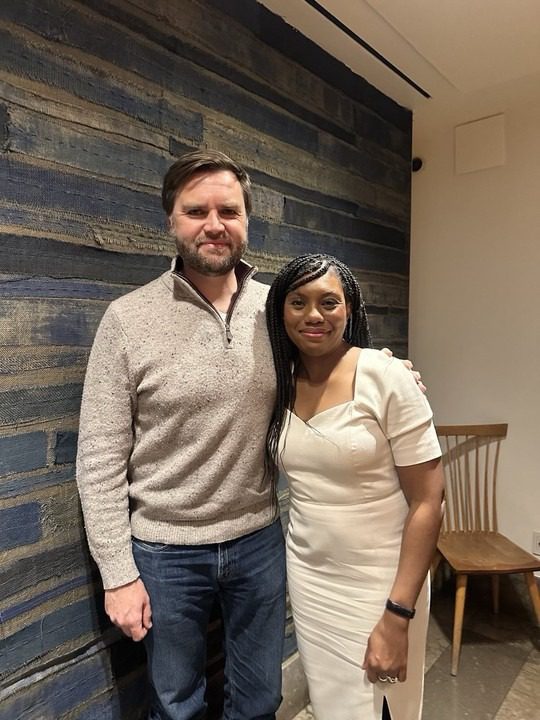 US Vice President-Elect JD Vance Meets With UK Conservative Leader, Kemi Badenoch (Photos)