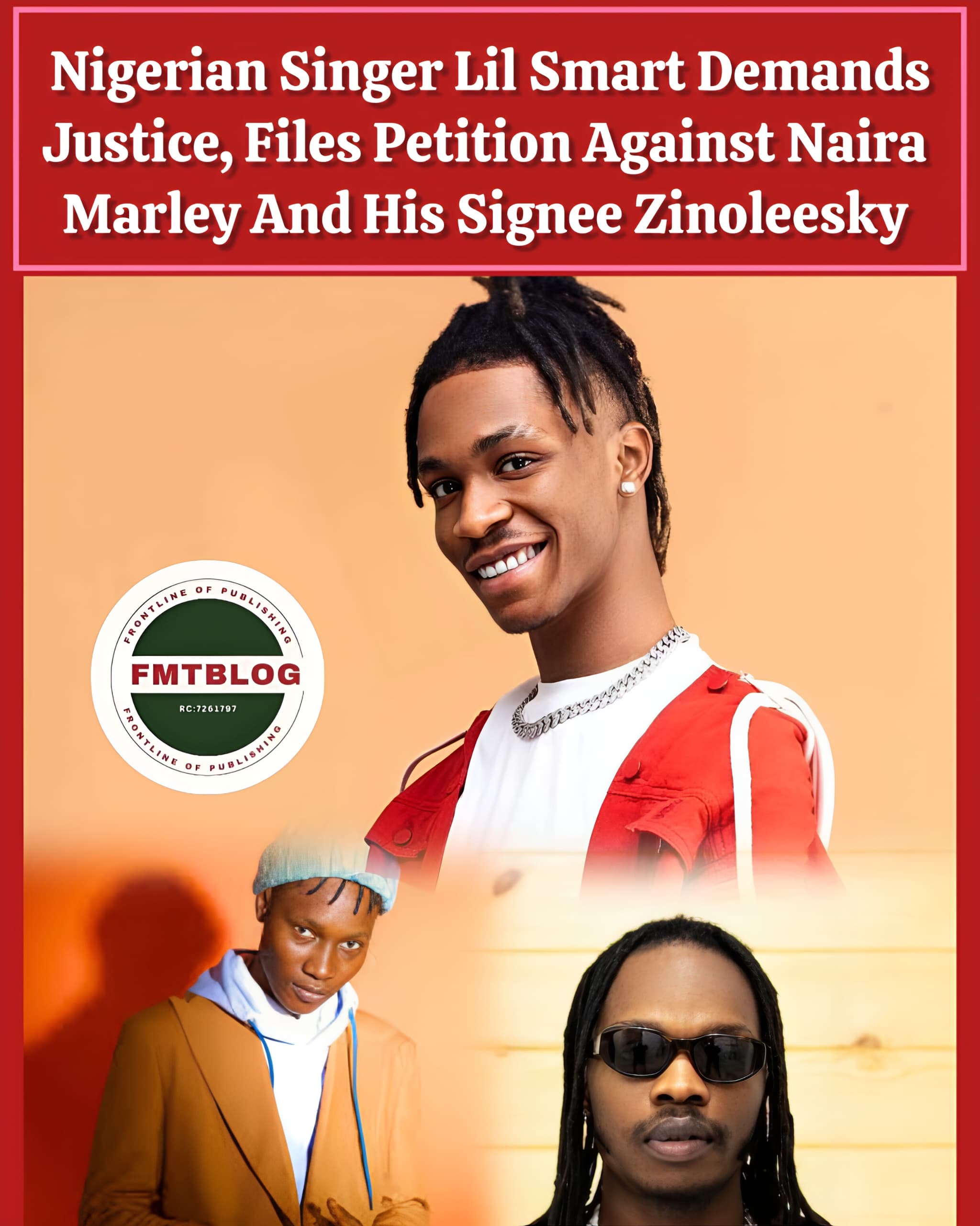 Nigerian Dancer Lil Smart Demands Justice, Files Petition Against Naira Marley And His Singee Zinoleesky