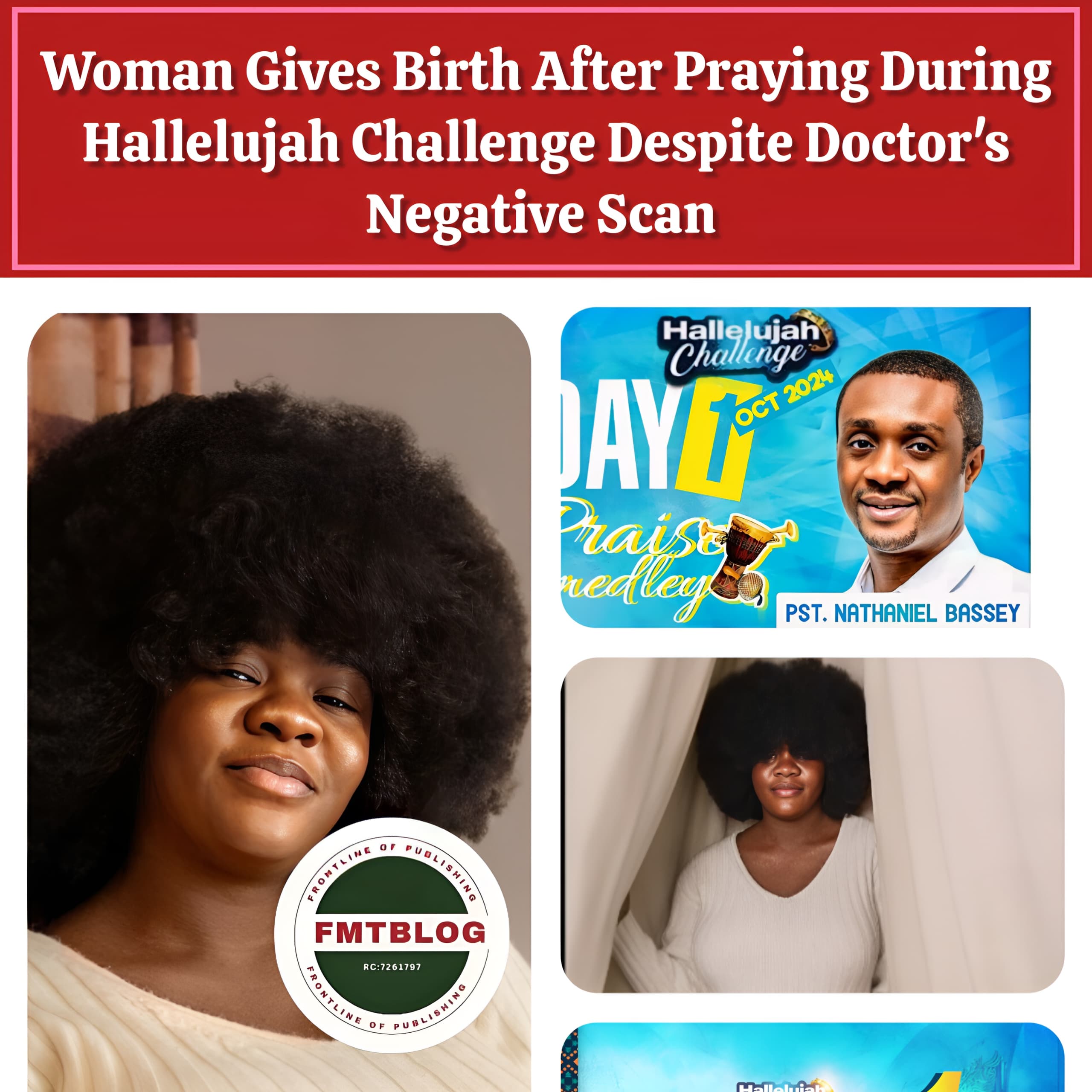 Woman Gives Birth After Praying During Hallelujah Challenge Despite Doctor’s Negative Scan