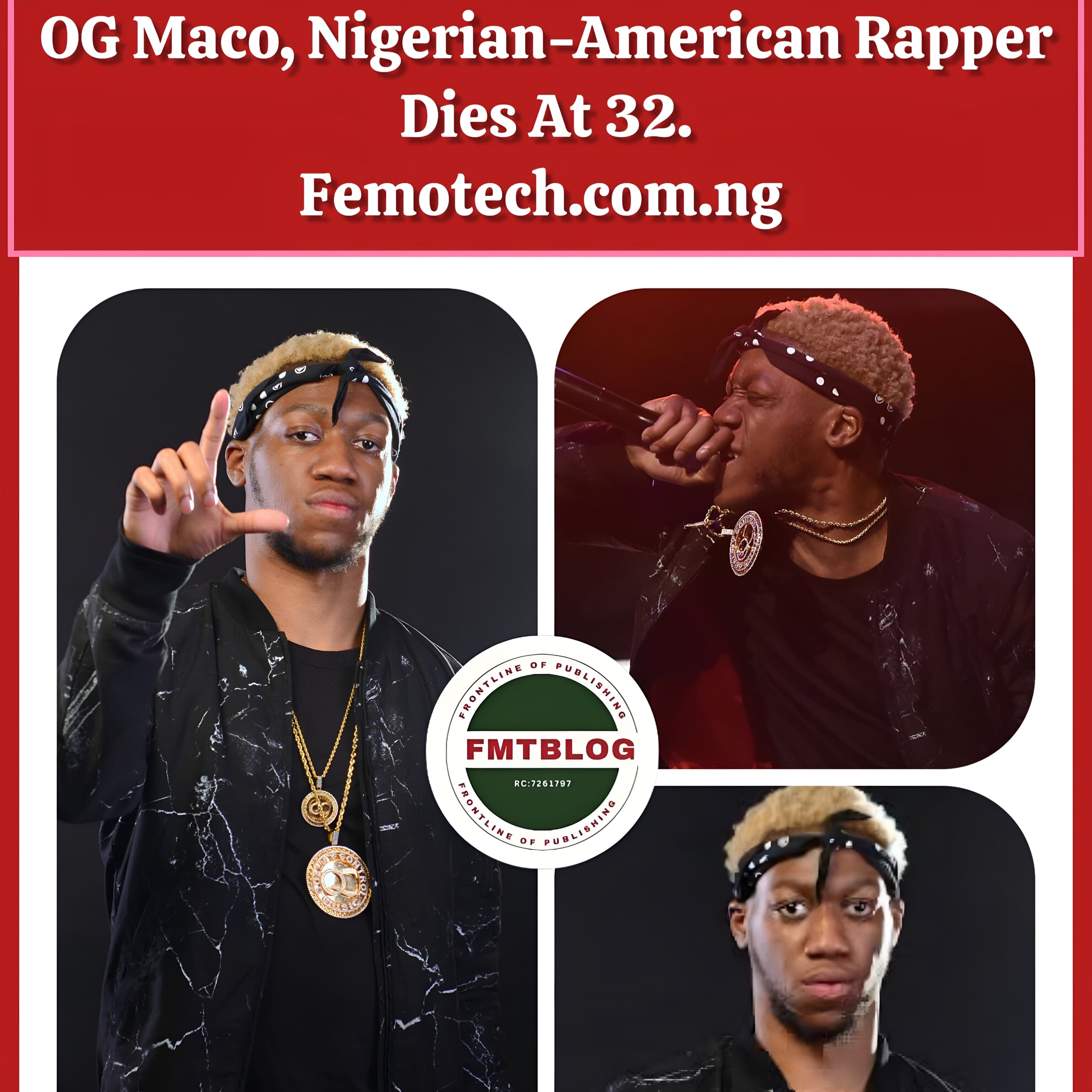 OG Maco, Nigerian-American Rapper, Dies At 32