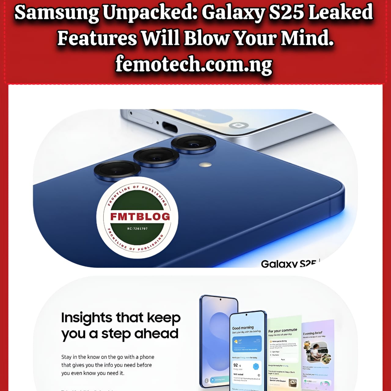 Samsung Unpacked: Galaxy S25 Leaked Features Will Blow Your Mind