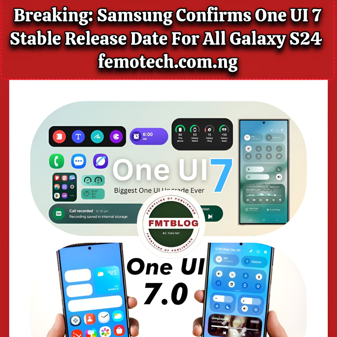 Breaking: Samsung Confirms One UI 7 Stable Release Date For All Galaxy S24