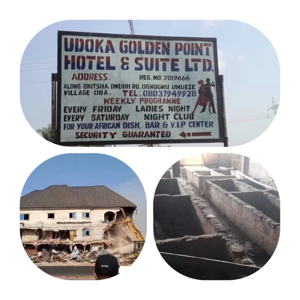 Hotel disguised as a kidnappers' den uncovered by the Anambra State government