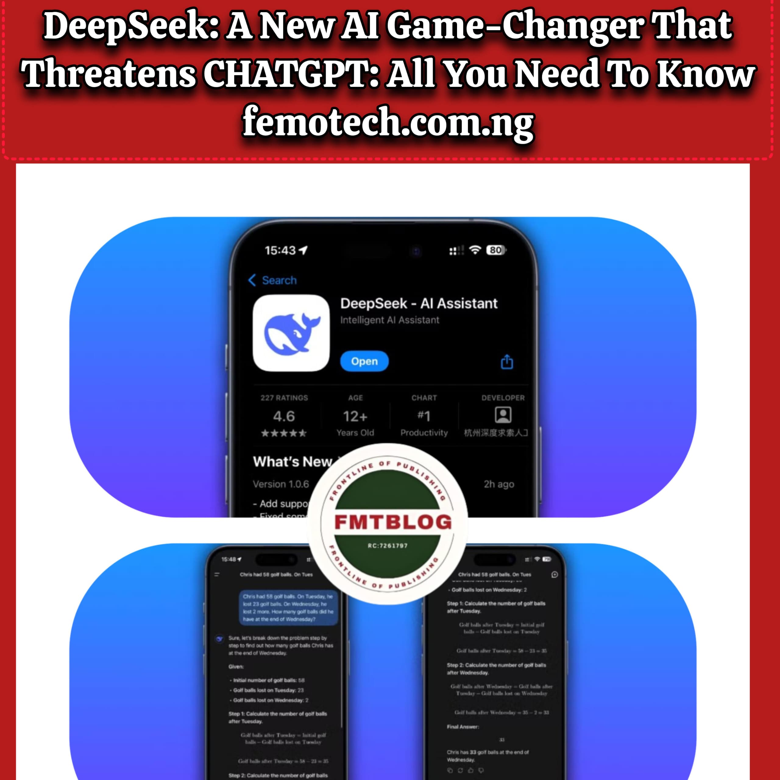 DeepSeek: A New AI Game-Changer That Threatens CHATGPT; All You Need To Know