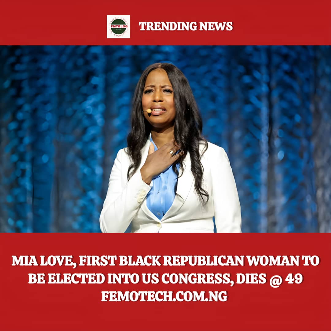 Mia Love, First Black Republican Woman To Be Elected Into US Congress, Dies @ 49