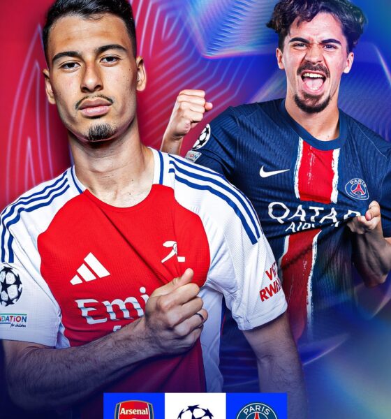 UEFA CHAMPIONS LEAGUE SEMI FINAL ARSENAL VS PSG