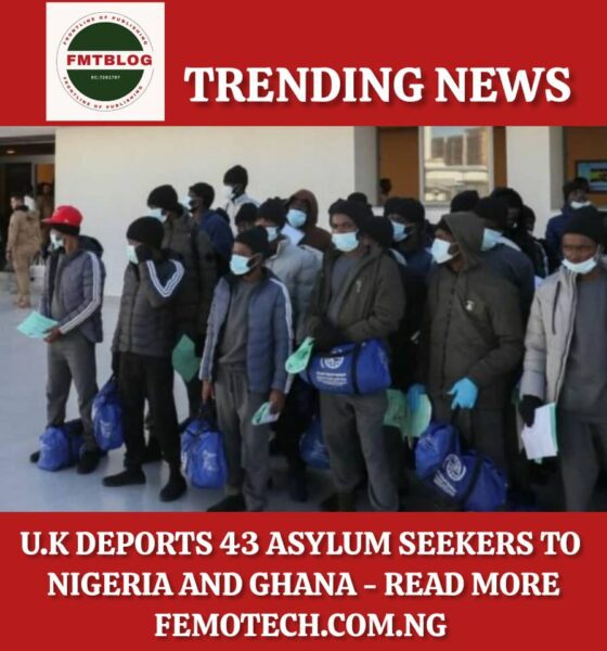 UK Deports 43 Asylum seekers to Nigeria and Ghana