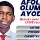 Olumide who scores 370 in UTME