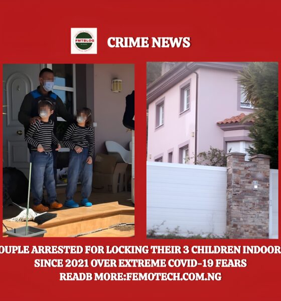 Couple Arrested For Locking Their 3 Children Indoors Since 2021 Over Extreme COVID-19 Fears(
