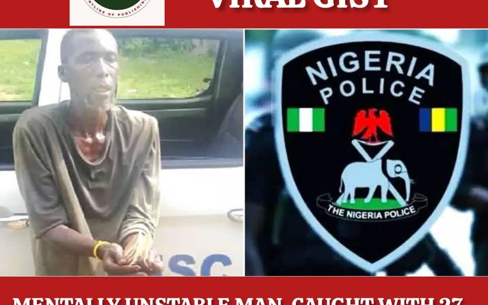 Mentally Unstable Man, Caught with 27 SIM Cards in Lagos