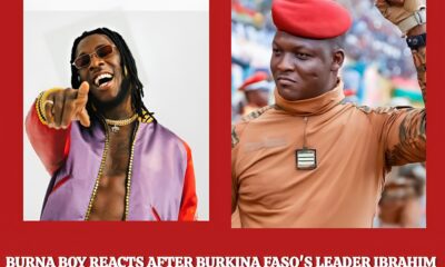 Burna Boy Reacts to Burkina Faso's Leader Ibrahim Traore