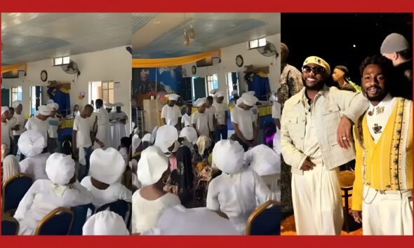 Netizens Reacts As Davido And Omah Lay's Hit Song 'With You' Played In Church