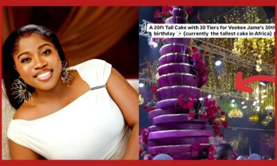 Veekee James Birthday cake