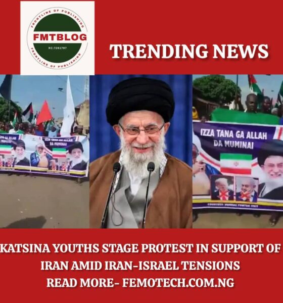 Katsina Youths Stage Protest in Support of Iran Amid Iran-Israel Tensions