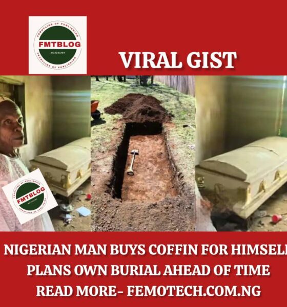 Nigerian Man Buys Coffin for Himself, Plans Own Burial Ahead of Time