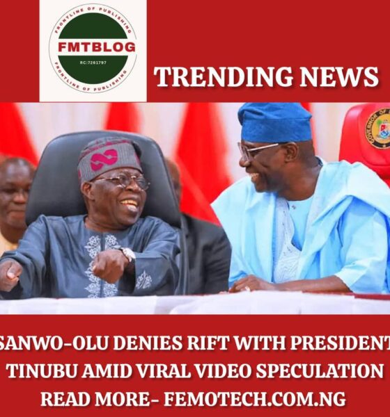 Sanwo-Olu denies rift with Tinubu
