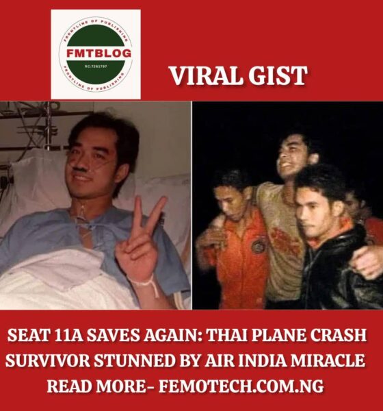 Thai plane crash survivor