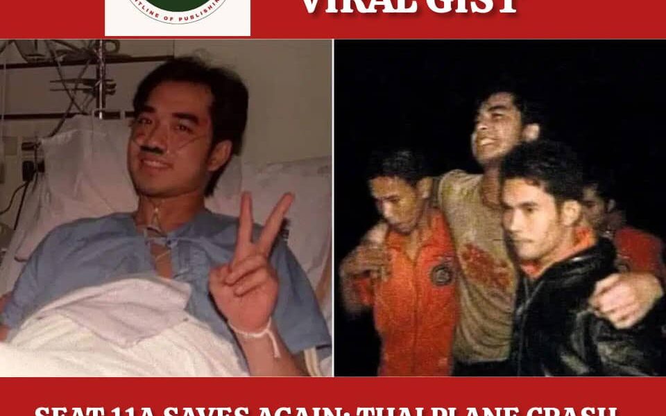 Thai plane crash survivor