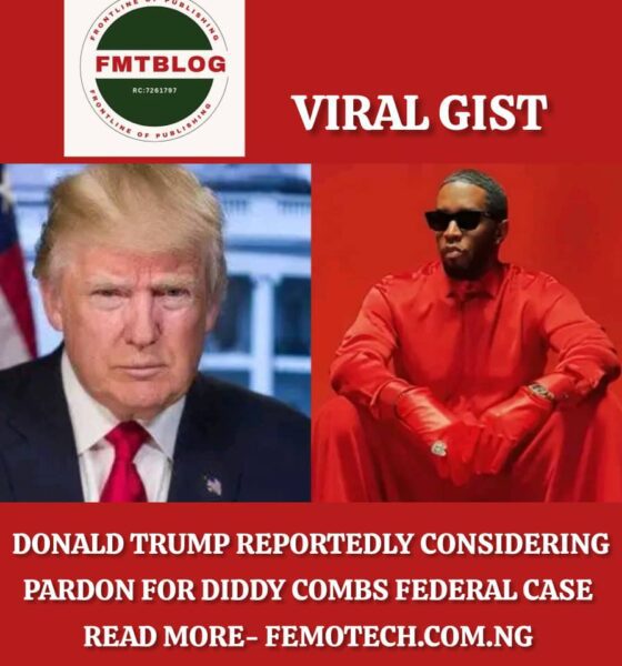 Donald Trump Reportedly Considering Pardon for Diddy Combs Federal Case