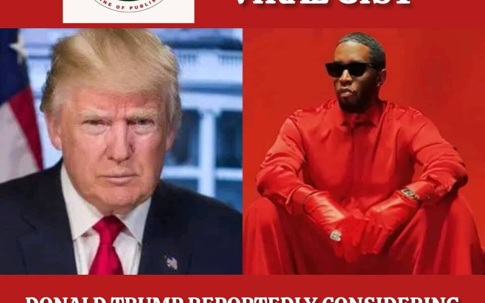 Donald Trump Reportedly Considering Pardon for Diddy Combs Federal Case