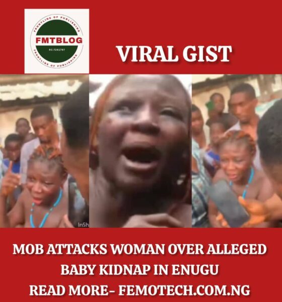Mob Attacks Woman Over Alleged Baby Kidnap in Enugu