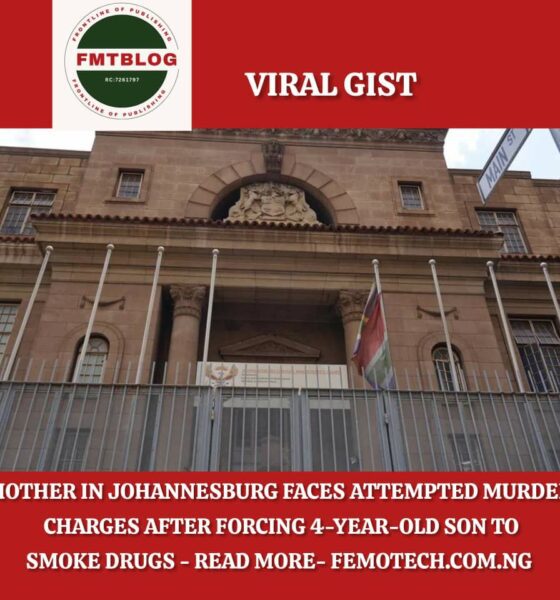 Mother in Johannesburg Faces Attempted Murder Charges After Forcing 4-Year-Old Son to Smoke Drugs