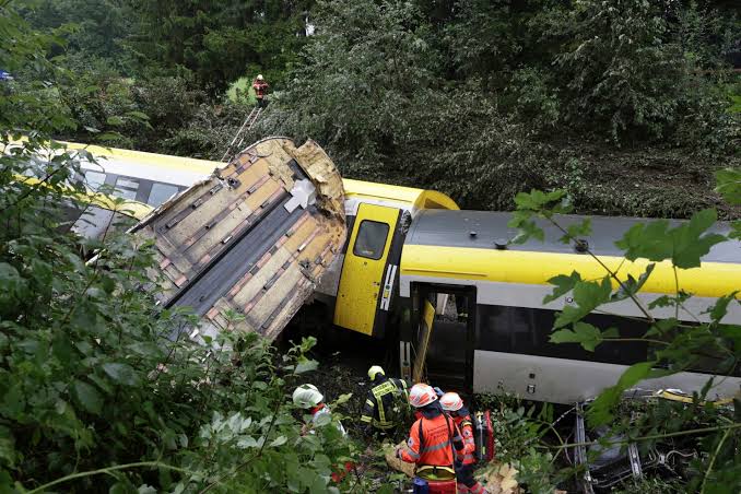 train derailment in Germany 