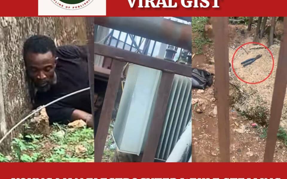 Young Man Electrocuted While Stealing Transformer Cable in Edo