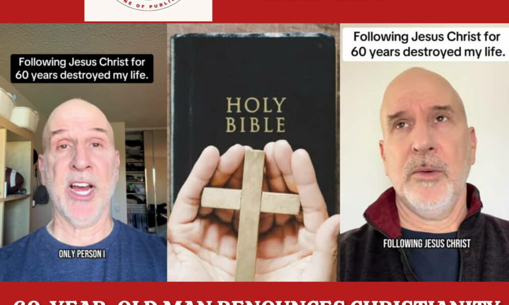 60-Year-Old Man Renounces Christianity